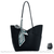 Sacs Main Femme Chic - modèle Noir / 25 cm - Sac Roche ™