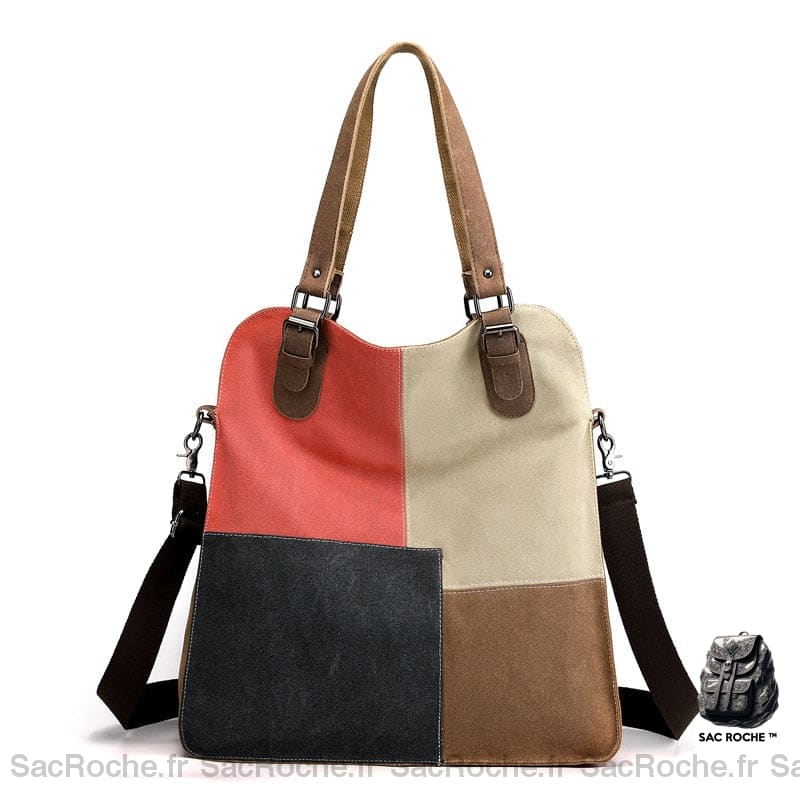 Sacs Main Femme Cuir Coloré Rouge / 39X44X11Cm Sac À Main Femme