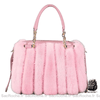 Sacs Main Femme Fausse Fourrure Rose Sac À