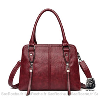 Sacs Main Femme Tendance 2018 - modèle Bordeau / 30x14x24cm - Sac Roche ™