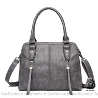 Sacs Main Femme Tendance 2018 - modèle Gris / 30x14x24cm - Sac Roche ™