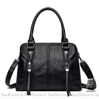 Sacs Main Femme Tendance 2018 - modèle Noir / 30x14x24cm - Sac Roche ™