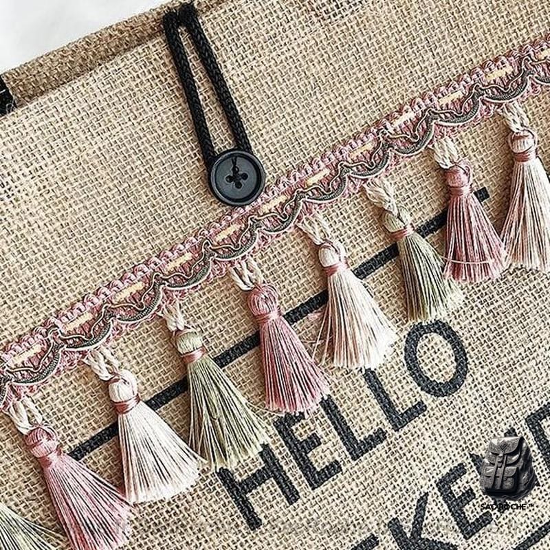 Sacs Plage Femme Lin Cabas Sac À Dos