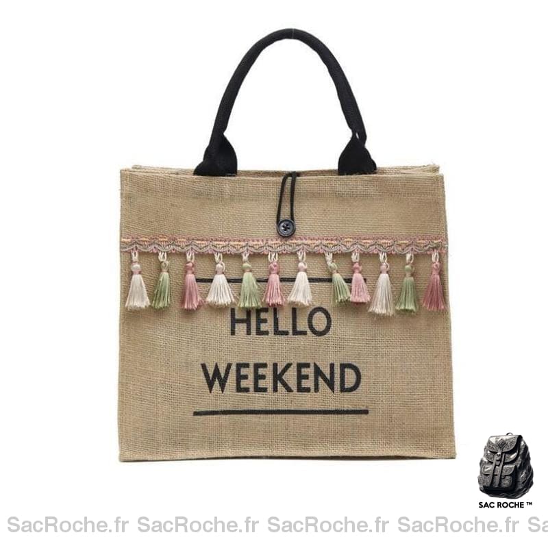 Sacs Plage Femme Lin Cabas Sac À Dos