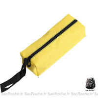 Trousse rangement polyester couleur unie - modèle Jaune / S - Sac Roche ™